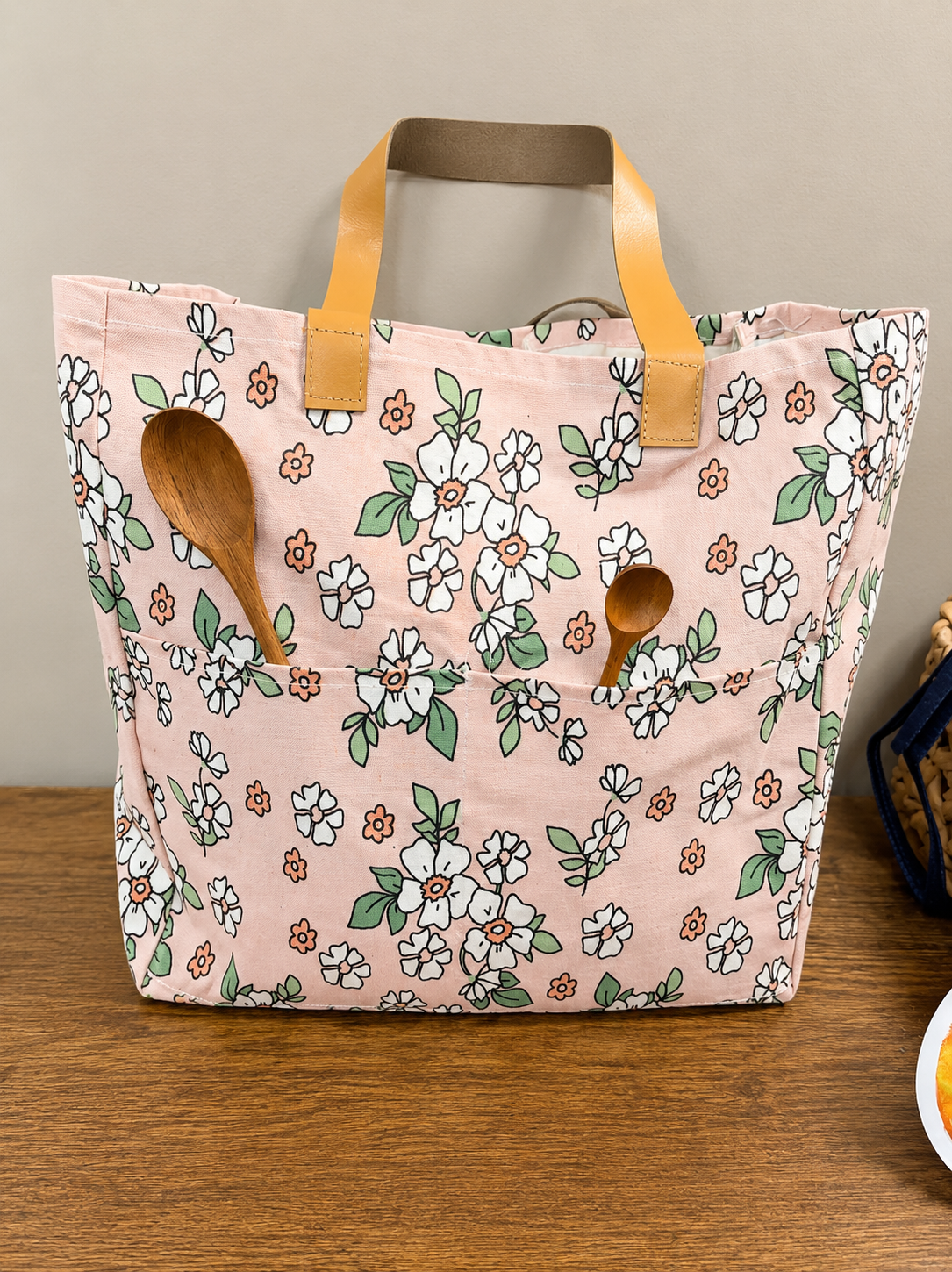 Floral Market Tote Bag